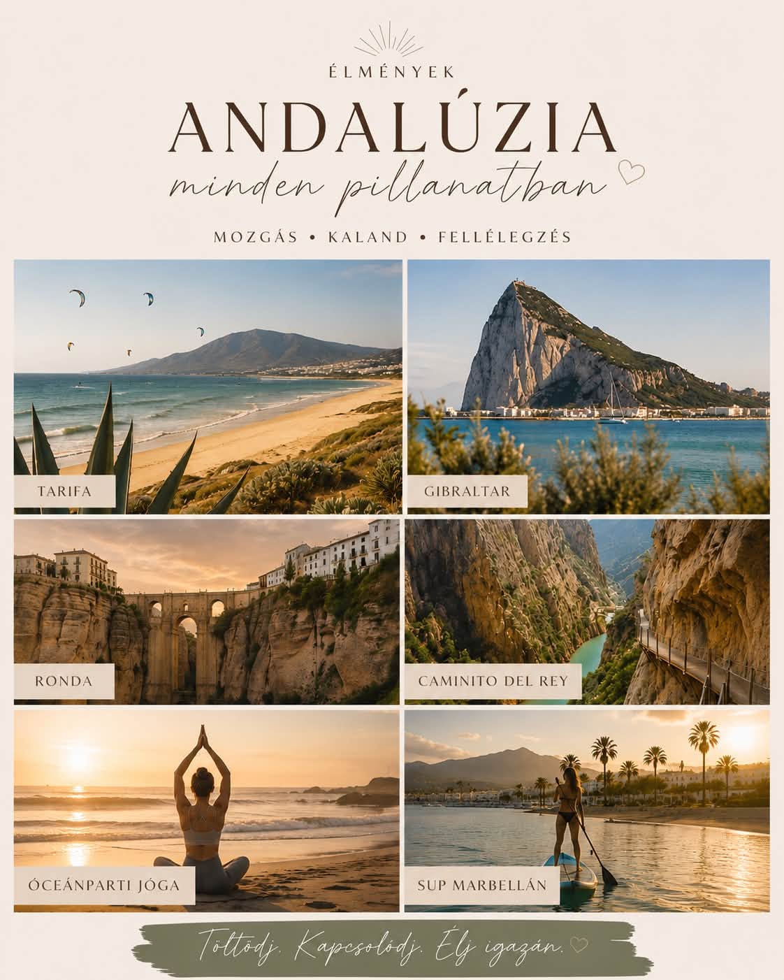 Andalúzia élmények: Tarifa, Gibraltár, Ronda, Caminito del Rey